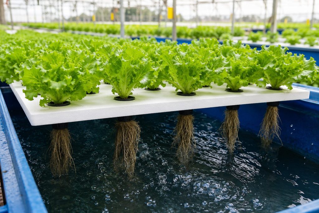 Deep Water Hydroponic Culture